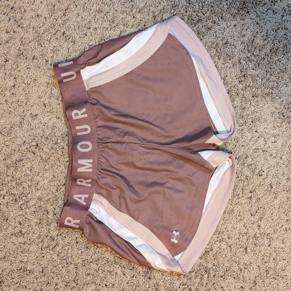 Under Armour Shorts Fitted Vented Running Shorts Medium - Picture 2 of 8